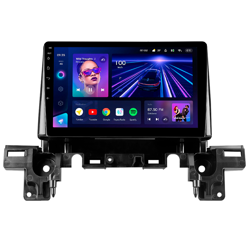 Magazynowa odtwarzacz multimedialny Teyes CC3 4+32 GB do Mazdy CX-5 II (F2) 2017-2023, 9