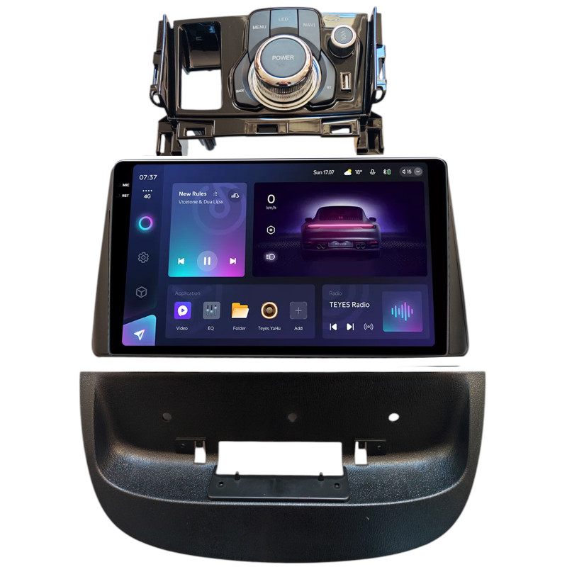 Magazynowa odtwarzacz multimedialny Teyes CC3 4+64 GB do Mazdy CX-4/CX4 (2016–2018) z joystickiem, ekranem 9