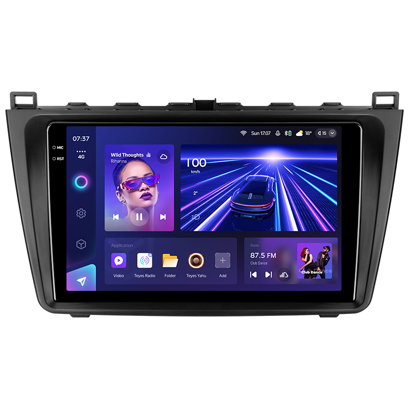 Android head unit Teyes CC3 4+32 Gb Mazda 6 2 GH 2007-2012 9" 2k
