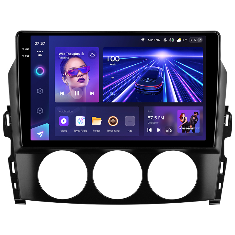 Android head unit Teyes CC3 6+128 Gb Mazda MX-5 III 3 NC 2008-2015 9" 2k