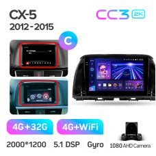 Android head unit Teyes CC3 4+32 Gb Mazda CX5 CX-5 CX 5 1 KE 2012-2015 (C) 9" 2k
