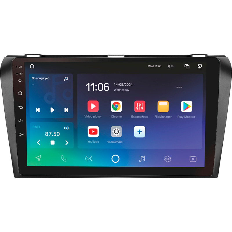 Android head unit SIGMA X9432 ANDROID 10 4+32 Gb 4G DSP Mazda 3 1 BK 2003-2009 9"