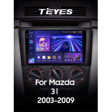 Android head unit Teyes CC3 6+128 Gb with 360° surround view° Mazda 3 1 BK 2003-2009 9" 2k