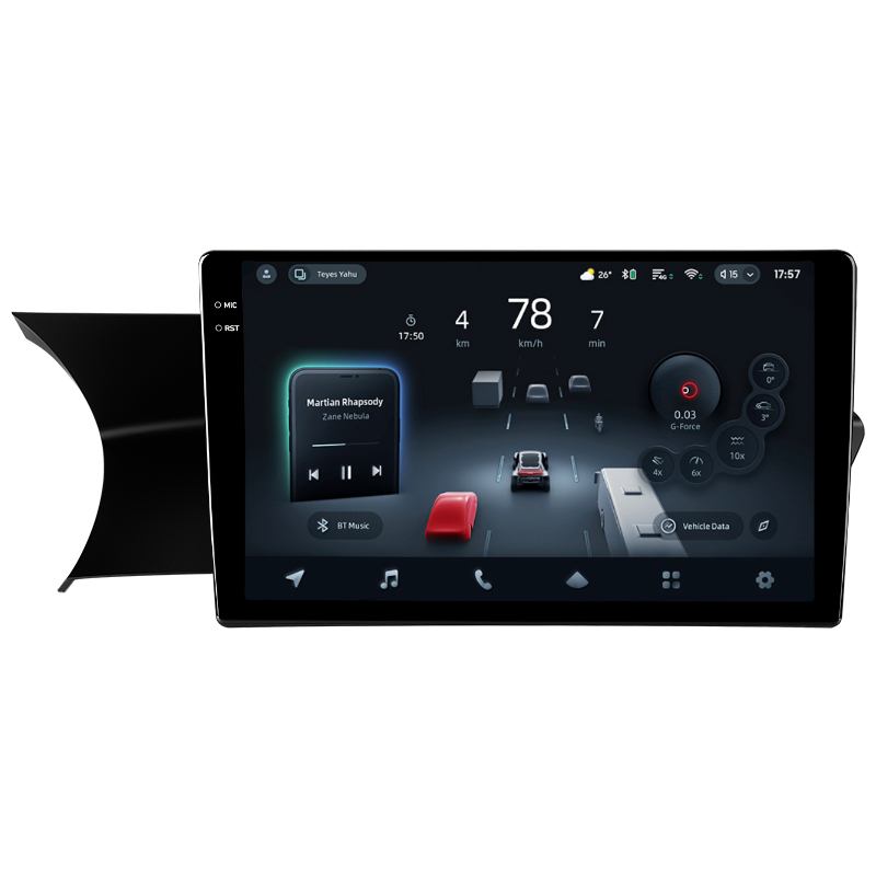 Festplatten-Mediensystem Teyes CC4 Pro 12+256 GB für Mercedes-Benz C-Klasse (W204, C204, S204) 2011–2015, 9-Zoll, 2K (L3)