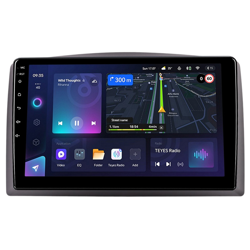 Android head unit Teyes CC3L 4+32 Gb Mercedes Benz BENZ VITO 2014-2021 Black A-Mod 10"
