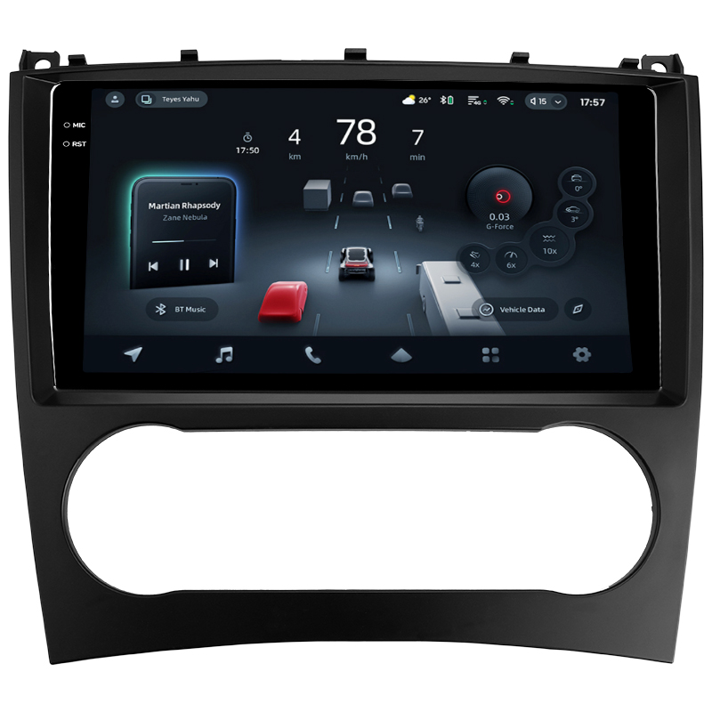Android head unit Teyes CC4 Pro 12+256 Gb Mercedes Benz C-Class W203 CL203 C209 A209 2004-2011 9" 2k (L2)