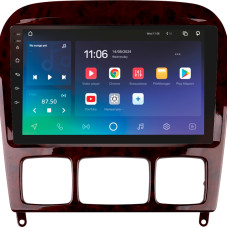 Android head unit SIGMA X9464 ANDROID 10 4+64 Gb 4G DSP Mercedes Benz S-Class W220 VV220 1998-2005 9" (L1)