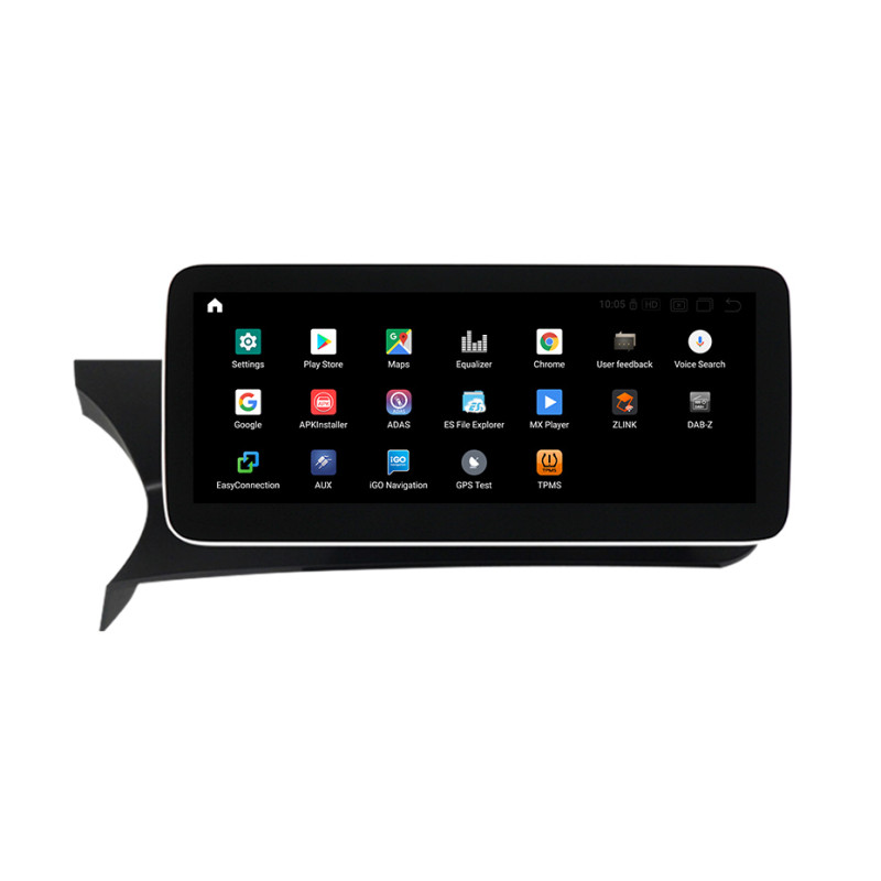 Android head unit AMS MERCEDES BENZ C-Class W204 NTG4.5 2011-2015 4+64Gb 10.25"