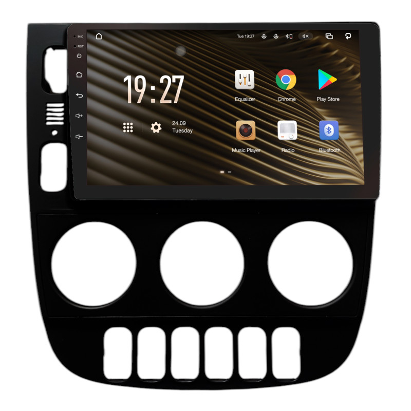 Android head unit SIGMA S9432 ANDROID 10 4+32 Gb 4G DSP Mercedes Benz M-Class ML320 W163 ML320 2003-2005 LHD BLACK 9"