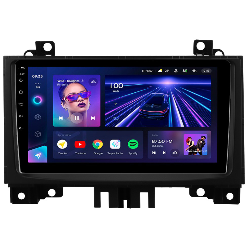 Android head unit Teyes CC3 4+32 Gb Mercedes-Benz Sprinter For Volkswagen Crafter (F2) 2006-2016 9" (L1)