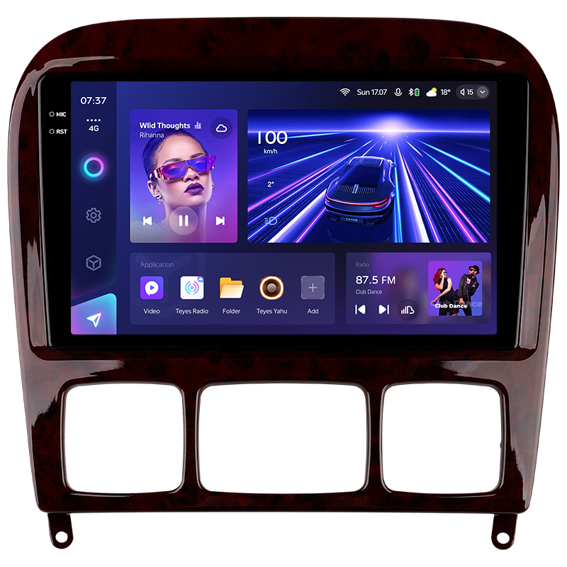 Android head unit Teyes CC3 4+32 Gb Mercedes Benz S-Class W220 VV220 1998-2005 9" 2k (L1)