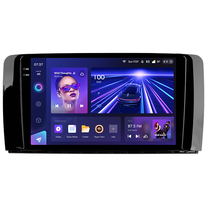 Android head unit Teyes CC3 4+32 Gb Mercedes Benz R-Class W251 R280 R300 R320 2005-2017 (F1) 9" 2k