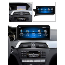 Android head unit AMS MERCEDES BENZ C-Class W204 NTG4.5 2011-2015 4+64Gb 12.3"