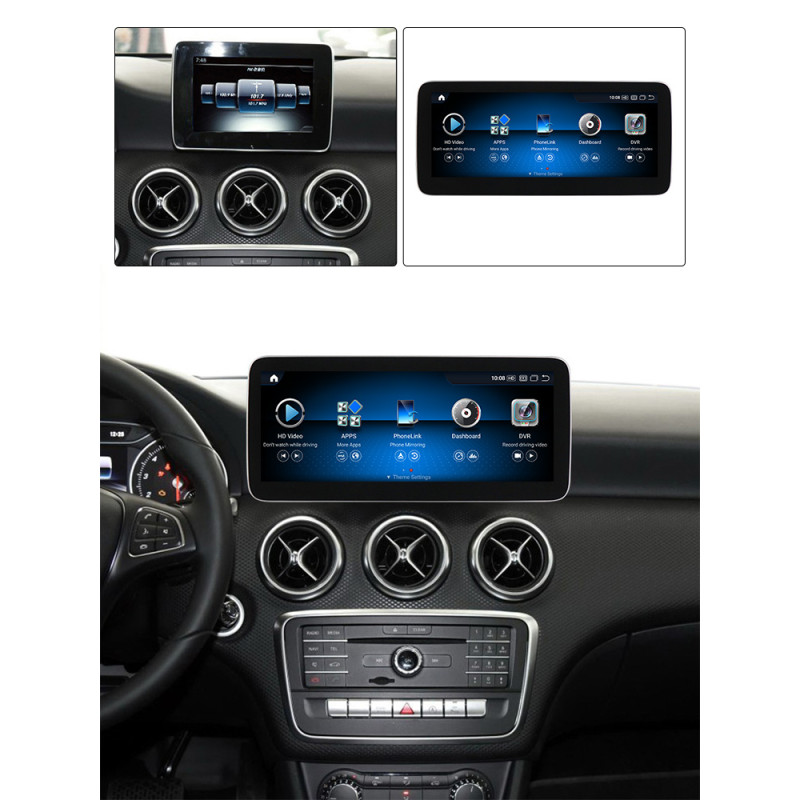 Android head unit AMS MERCEDES BENZ A-Class NTG4.5 2012-2017 4+64Gb 10.25"