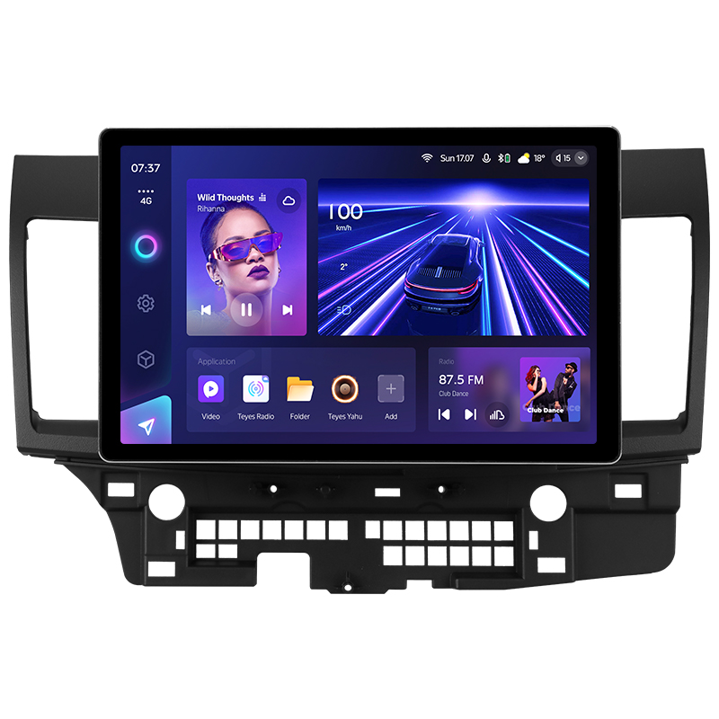 Android head unit Teyes CC3 4+32 Gb Mitsubishi Lancer 10 CY 2007-2012 (A) 11" 2k