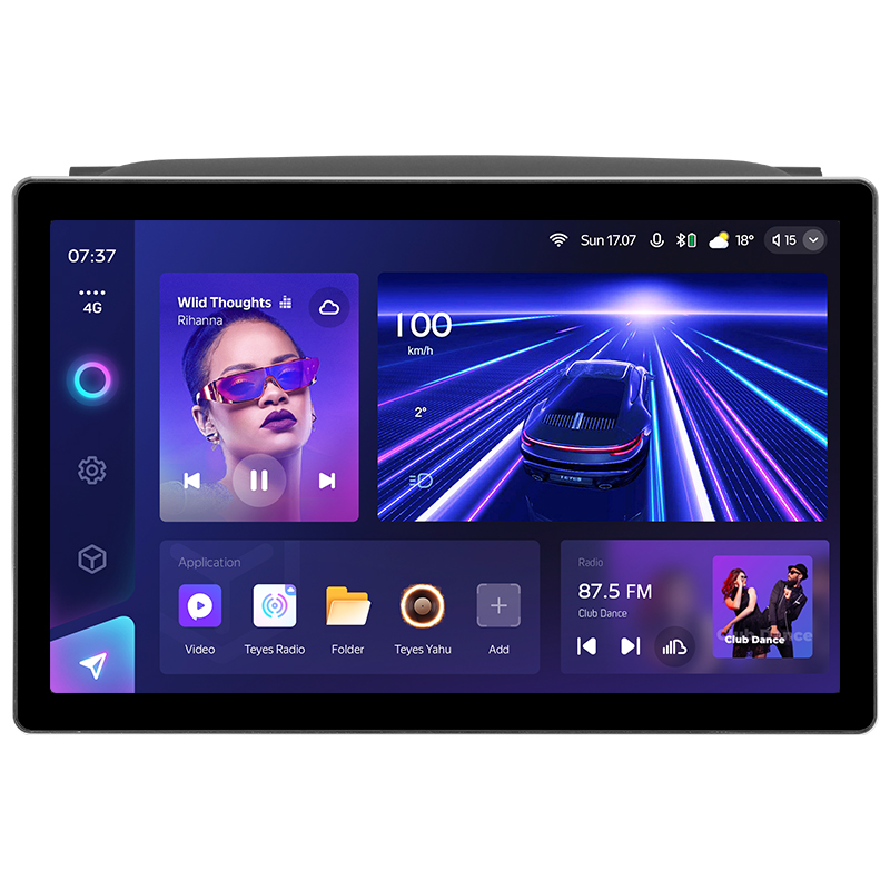 Android head unit Teyes CC3 6+128 Gb Mitsubishi Pajero Sport 2 L200 Triton 2008-2016 13" 2k