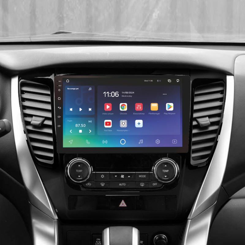 Android head unit SIGMA PRO 9432 ANDROID 10 4+32 Gb 4G DSP Mitsubishi Pajero Sport 3 2016-2018 9"