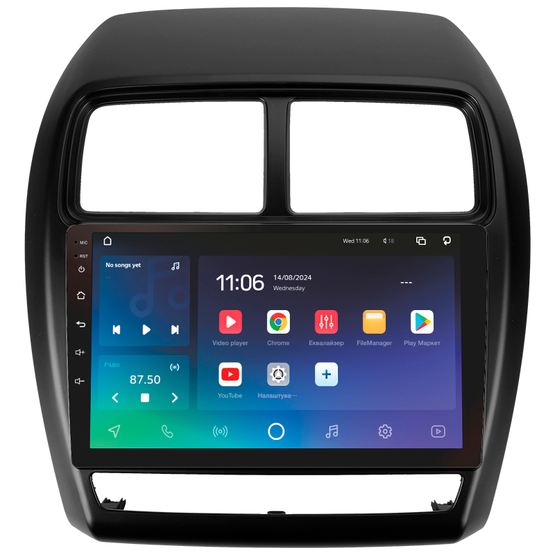 Android head unit SIGMA X9464 ANDROID 10 4+64 Gb 4G DSP Mitsubishi ASX 1 (Left hand drive) 2016-2023 (B) 9"