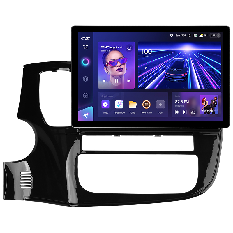 Android head unit Teyes CC3 4+32 Gb Mitsubishi Outlander 3 GF0W GG0W 2012-2018 (A) 13" 2k