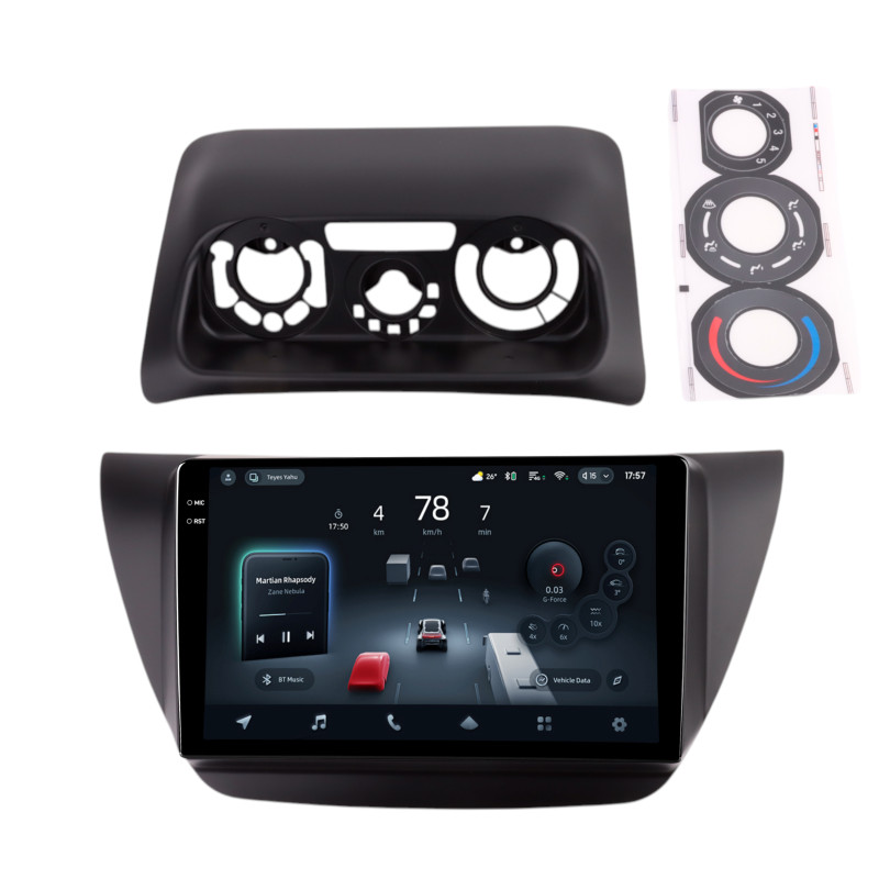 Magazynofon Teyes CC4 Pro 8+128 GB Mitsubishi Lancer IX GLX 2006-2010 czarny 9