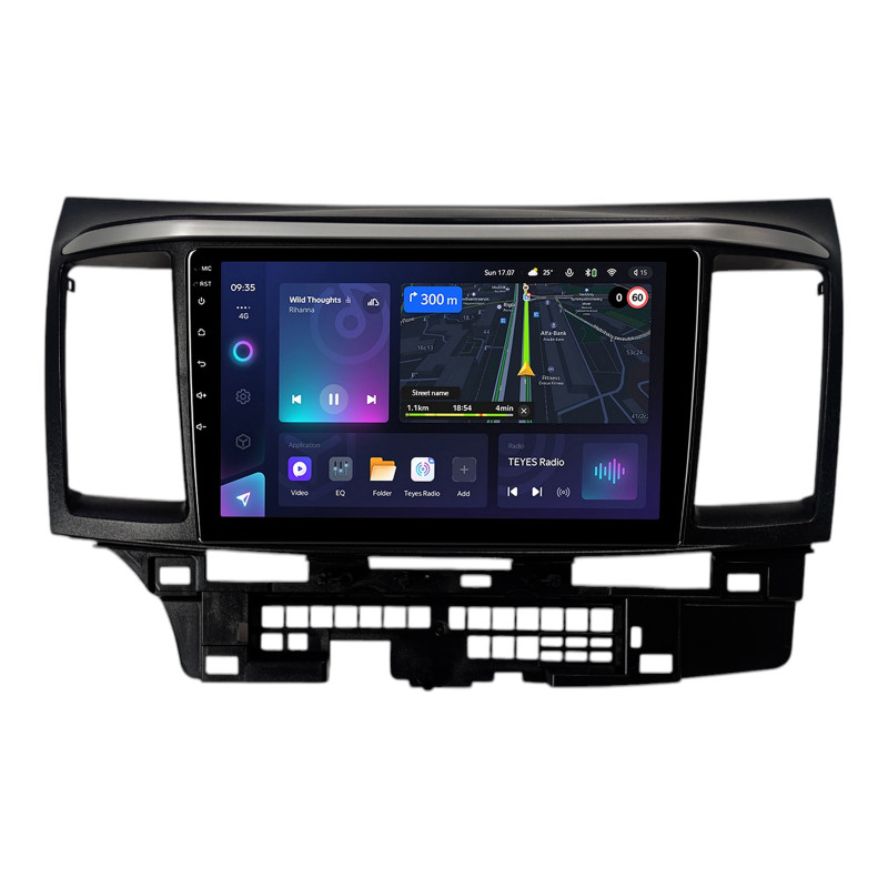 Android head unit Teyes CC3L 4+64 Gb Mitsubishi LANCER 2010-2016 9"