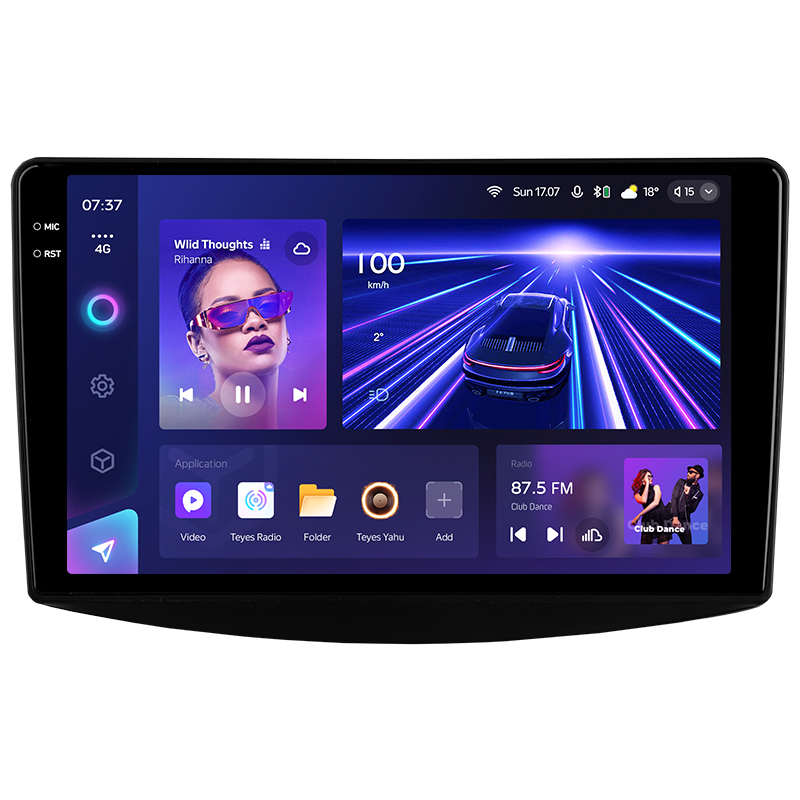 Android head unit Teyes CC3 4+32 Gb Mitsubishi Grandis 1 2003-2010 (F1) 9" 2k