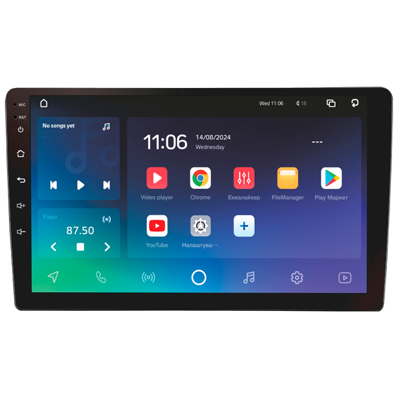 Android head unit SIGMA PRO 9432 ANDROID 10 4+32 Gb 4G DSP Mitsubishi Outlander 1 2002-2008 (F2) 9"