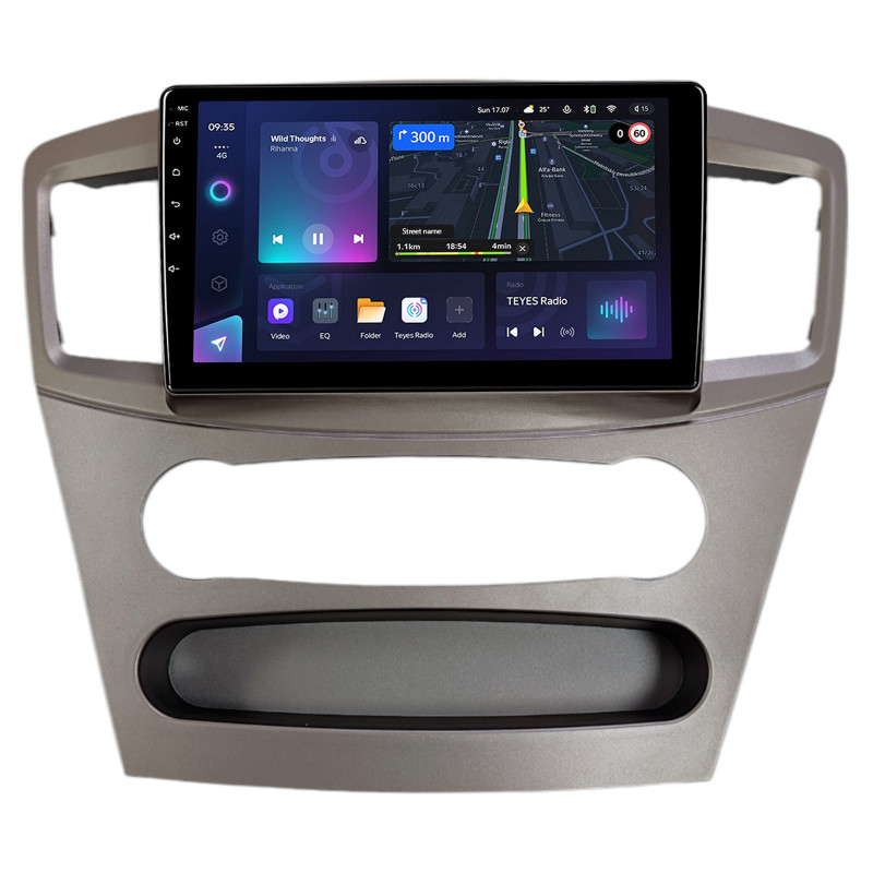 Android head unit Teyes CC3L 4+64 Gb Mitsubishi Galant 2007-2012 9"