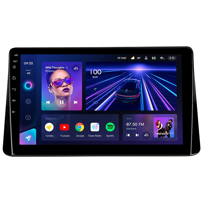 Android head unit Teyes CC3 4+32 Gb Mitsubishi Eclipse Cross 1 2017-2021 (F2) 10"