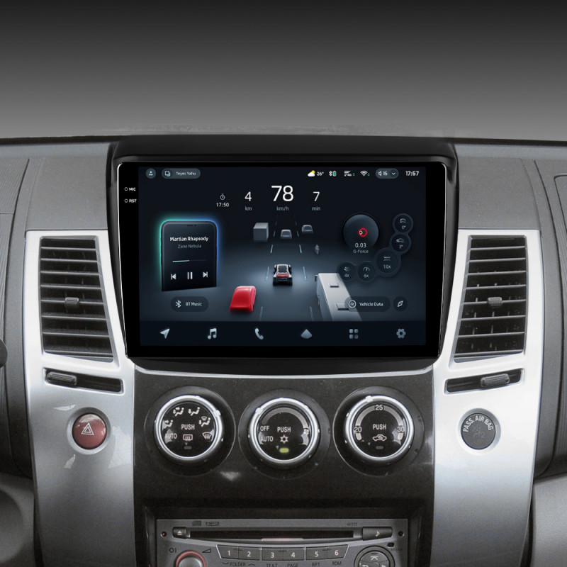 Android head unit Teyes CC4 Pro 8+128 Gb Mitsubishi Pajero Sport 2 L200 Triton 2008-2016 (CAN BUS) 9" 2k (L1)