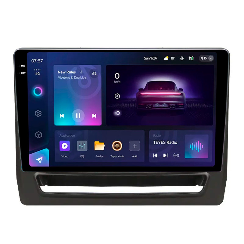 Android head unit Teyes CC3 6+128 Gb with 360° surround view° Mitsubishi ASX 2020+ Black 10" 2k