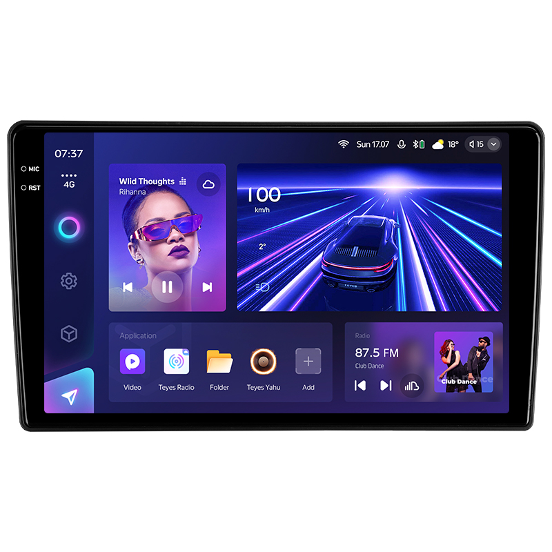 Android head unit Teyes CC3 6+128 Gb Mitsubishi Outlander 1 2002-2008 (F2) 9" 2k