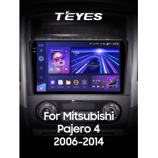 Android head unit Teyes CC3 6+128 Gb with 360° surround view° Mitsubishi Pajero 4 V80 V90 2006-2024 9" 2k
