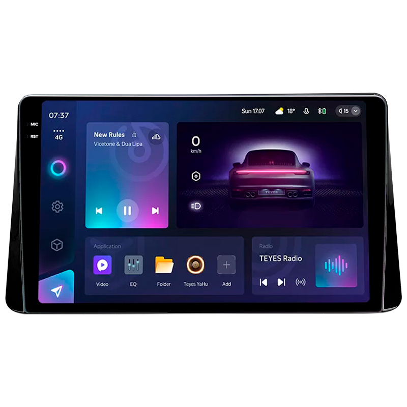 Android head unit Teyes CC3 4+32 Gb Mitsubishi Eclipse Cross 1 2017-2021 (F2) 10" 2k
