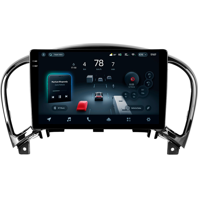 Android head unit Teyes CC4 Pro 12+256 Gb Nissan Juke 2010-2014 9" 2k