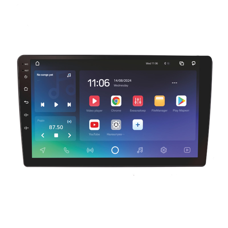 Android head unit SIGMA X9464 ANDROID 10 4+64 Gb 4G DSP Nissan TIIDA 2005-2010 9"