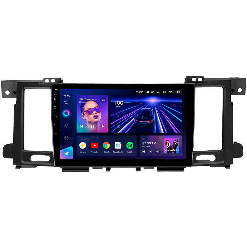 Android head unit Teyes CC3 4+32 Gb Nissan Patrol 6 VI Y62 2010-2020 (F1) 9" (L1)