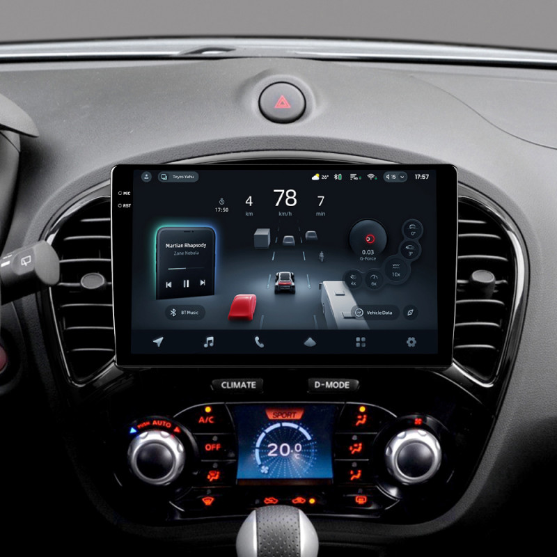 Autorradio de fábrica Teyes CC4 Pro 8+128 GB Nissan Juke 2010-2014, pantalla de 9