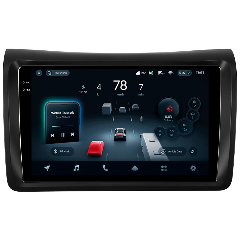 Android head unit Teyes CC4 Pro 8+128 Gb Nissan NV350 Caravan 2012-2023 9" 2k