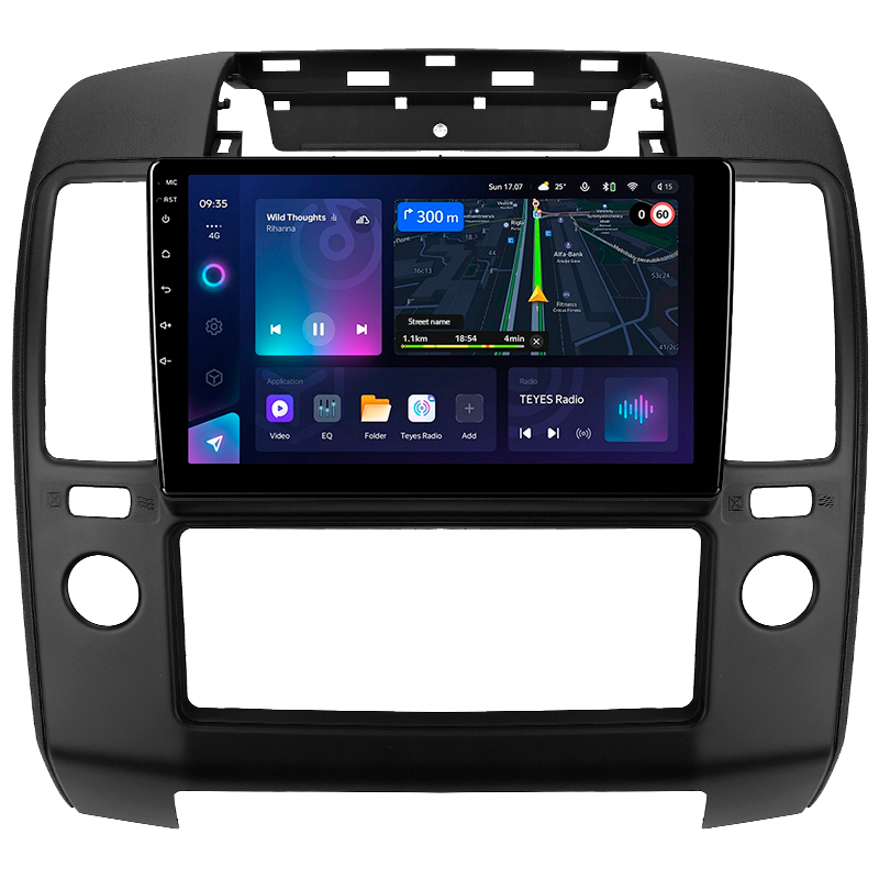 Android head unit Teyes CC3L 4+32 Gb Nissan Navara 3 D40 2004-2010 (F2) 9"