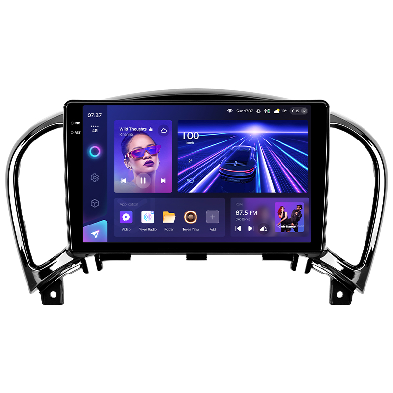 Android head unit Teyes CC3 6+128 Gb with 360° surround view° Nissan Juke 2010-2014 9" 2k