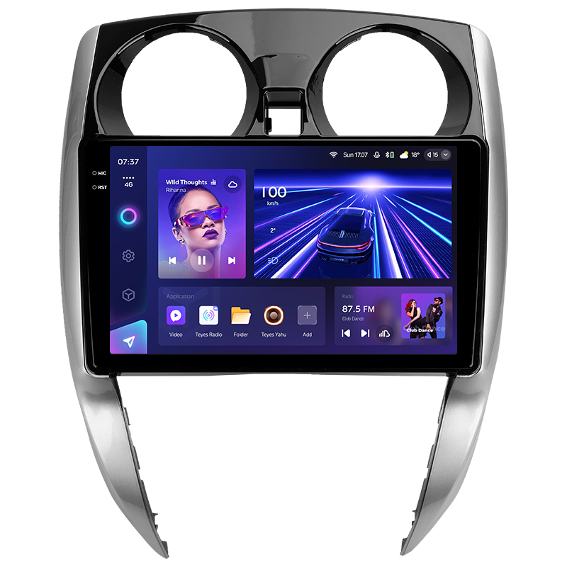 Android head unit Teyes CC3 4+64 Gb Nissan Note 2 E12 2012-2021 10" 2k