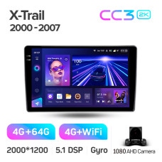 Magazynofon Teyes CC3 4+64 GB Nissan X-Trail T30 (F1) 2000–2007, 10