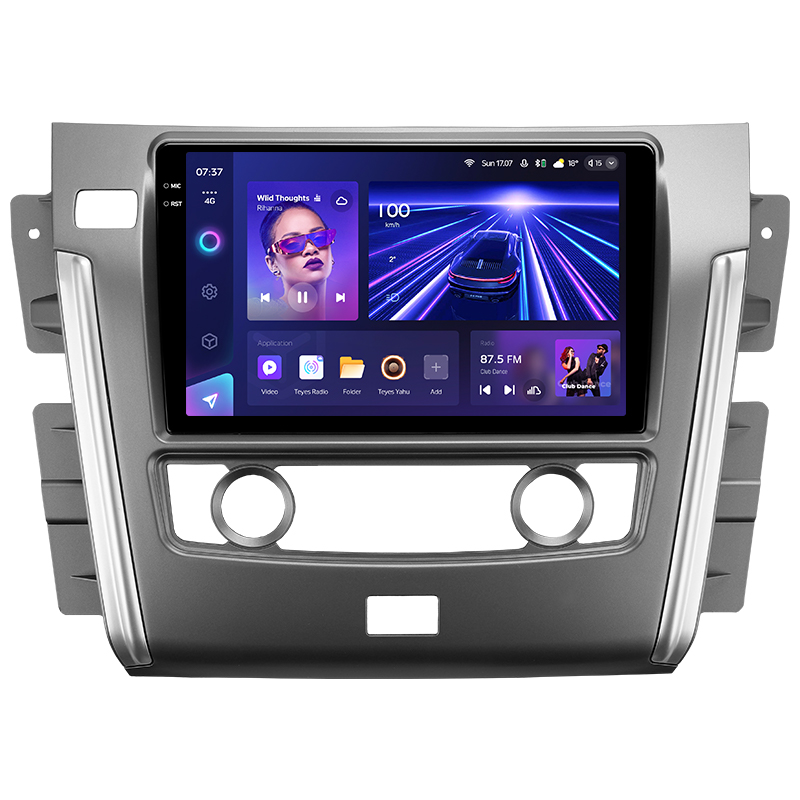Android head unit Teyes CC3 4+64 Gb Nissan Patrol 6 Y62 2010-2020 (F2) 10" 2k