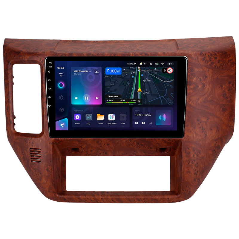 Android head unit Teyes CC3L 4+32 Gb Nissan Patrol V 5 Y61 2004-2021 (F3) 9"