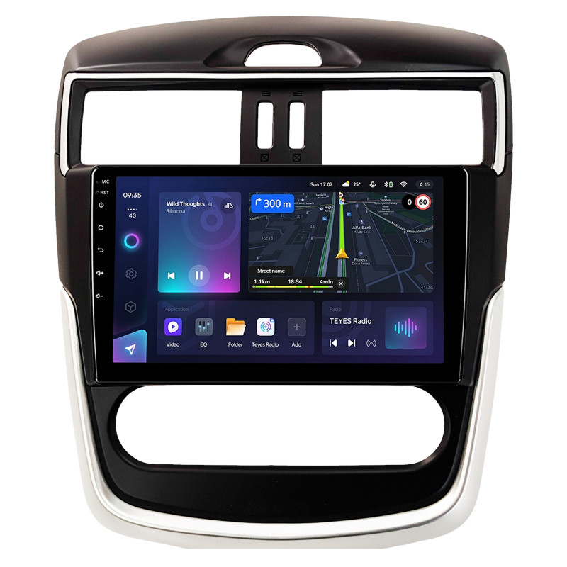 Android head unit Teyes CC3L 4+32 Gb Nissan TIIDA 2016-2020 MT AC 9"