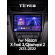 Android head unit Teyes CC3 6+128 Gb Nissan X-Trail X Trail 3 T32 2013-2022- (F2) Automatic air conditioning (C) 11" 2k