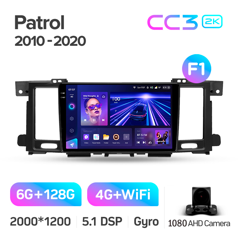 Equipo de radio original Teyes CC3 6+128 GB Nissan Patrol 6 VI Y62 (2010-2020) (F1) 9