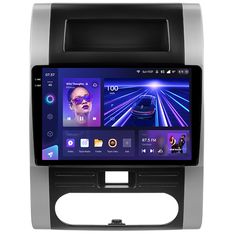 Fest eingebaute Magnetola Teyes CC3 6+128 GB mit 360°-Rundumsichtkamera für Nissan X-Trail (T31, 2007–2015) 10