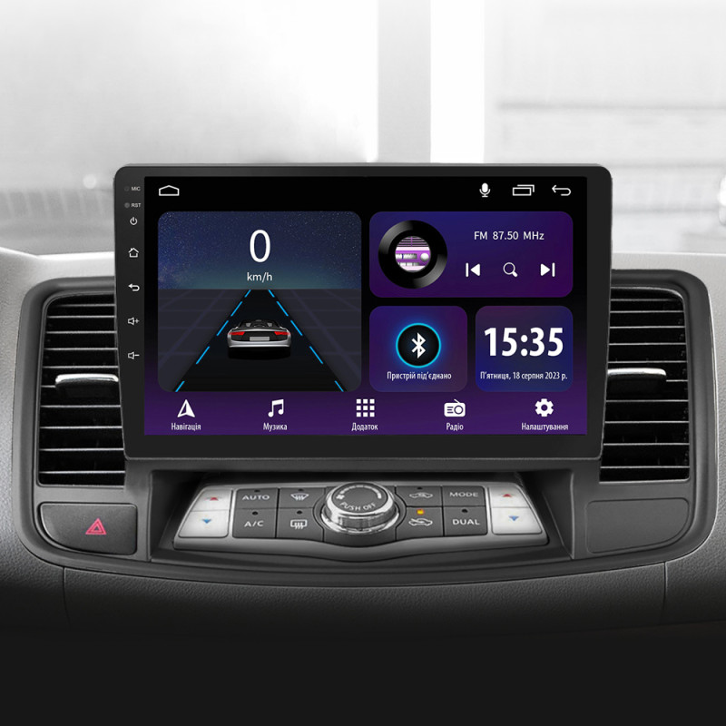 Android head unit SIGMA E10232 ANDROID 10 2+32 Gb Nissan Teana J32 2008-2013 (B) 10"